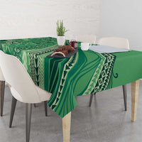 Pasifika Women's Day - Samoa Siapo Malu Tattoo Inspired Tablecloth Jade LT7 - Polynesian Pride