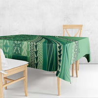 Pasifika Women's Day - Samoa Siapo Malu Tattoo Inspired Tablecloth Jade LT7 - Polynesian Pride