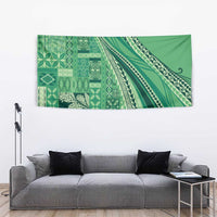 Pasifika Women's Day - Samoa Siapo Malu Tattoo Inspired Tapestry Jade LT7 - Polynesian Pride