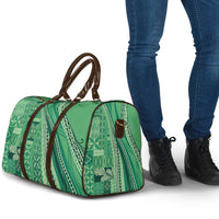 Pasifika Women's Day - Samoa Siapo Malu Tattoo Inspired Travel Bag Jade LT7 - Polynesian Pride