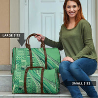 Pasifika Women's Day - Samoa Siapo Malu Tattoo Inspired Travel Bag Jade LT7 - Polynesian Pride