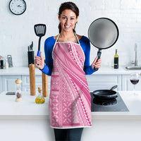 Pasifika Women's Day - Samoa Siapo Malu Tattoo Inspired Apron Pink LT7 - Polynesian Pride