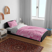 Pasifika Women's Day - Samoa Siapo Malu Tattoo Inspired Bedding Set Pink LT7 - Polynesian Pride
