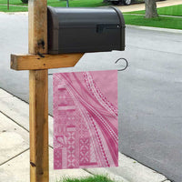 Pasifika Women's Day - Samoa Siapo Malu Tattoo Inspired Garden Flag Pink LT7 - Polynesian Pride