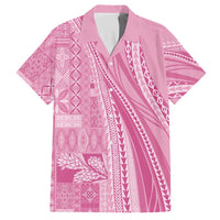 Pasifika Women's Day - Samoa Siapo Malu Tattoo Inspired Hawaiian Shirt Pink