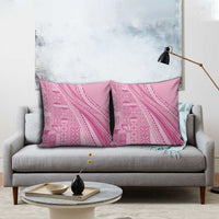 Pasifika Women's Day - Samoa Siapo Malu Tattoo Inspired Pillow Cover Pink LT7 - Polynesian Pride