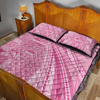 Pasifika Women's Day - Samoa Siapo Malu Tattoo Inspired Quilt Bed Set Pink LT7 - Polynesian Pride