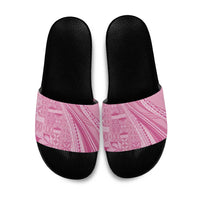 Pasifika Women's Day - Samoa Siapo Malu Tattoo Inspired Slide Sandals Pink LT7 Pink - Polynesian Pride