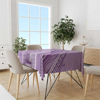 Pasifika Women's Day - Samoa Siapo Malu Tattoo Inspired Tablecloth Lavender LT7 - Polynesian Pride