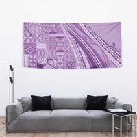 Pasifika Women's Day - Samoa Siapo Malu Tattoo Inspired Tapestry Lavender LT7 - Polynesian Pride