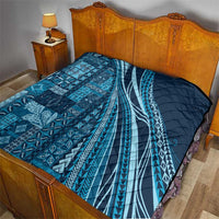 Pasifika Women's Day - Samoa Siapo Malu Tattoo Inspired Quilt Navy Blue LT7 - Polynesian Pride