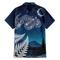 New Zealand Matariki Family Matching Summer Maxi Dress and Hawaiian Shirt Starry Night Style