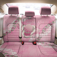 Hawaii Maui Island Flowers Lei Back Car Seat Cover Lokelani Rose Pink