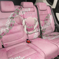 Hawaii Maui Island Flowers Lei Back Car Seat Cover Lokelani Rose Pink