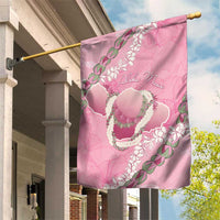 Hawaii Maui Island Flowers Lei Garden Flag Lokelani Rose Pink LT7 House Flag Pink - Polynesian Pride
