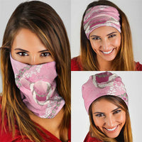 Hawaii Maui Island Flowers Lei Neck Gaiter Lokelani Rose Pink LT7 - Polynesian Pride