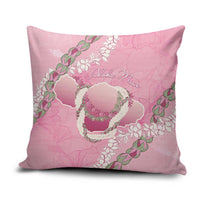 Hawaii Maui Island Flowers Lei Pillow Cover Lokelani Rose Pink LT7 Pink - Polynesian Pride