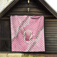 Hawaii Maui Island Flowers Lei Quilt Lokelani Rose Pink LT7 - Polynesian Pride