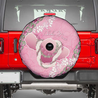 Hawaii Maui Island Flowers Lei Spare Tire Cover Lokelani Rose Pink LT7 - Polynesian Pride