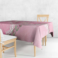 Hawaii Maui Island Flowers Lei Tablecloth Lokelani Rose Pink LT7 - Polynesian Pride