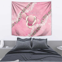 Hawaii Maui Island Flowers Lei Tapestry Lokelani Rose Pink LT7 - Polynesian Pride
