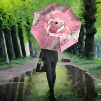 Hawaii Maui Island Flowers Lei Umbrella Lokelani Rose Pink LT7 - Polynesian Pride