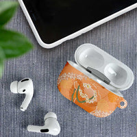 Hawaii Lanai Island Flowers Lei AirPods Case Orange Kaunaoa Mix Maile LT7 - Polynesian Pride