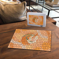 Hawaii Lanai Island Flowers Lei Puzzle Orange Kaunaoa Mix Maile LT7 - Polynesian Pride