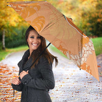Hawaii Lanai Island Flowers Lei Umbrella Orange Kaunaoa Mix Maile LT7 - Polynesian Pride
