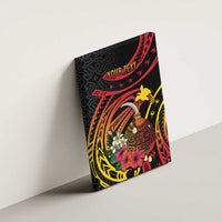 Personalized Milne Bay Canvas Wall Art PNG Lime Pot with Oro Tapa LT7 - Polynesian Pride