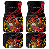 Personalized Milne Bay Car Mats PNG Lime Pot with Oro Tapa LT7 - Polynesian Pride