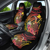 Personalized Milne Bay Car Seat Cover PNG Lime Pot with Oro Tapa