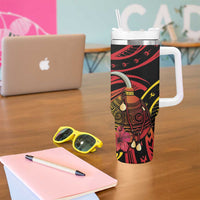 Personalized Milne Bay Tumbler With Handle PNG Lime Pot with Oro Tapa