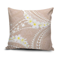 Polynesian Vintage Floral Pillow Cover Beige Motifs - Polynesian Pride