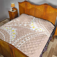 Polynesian Vintage Floral Quilt Beige Motifs - Polynesian Pride