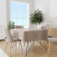 Polynesian Vintage Floral Tablecloth Beige Motifs LT7 - Polynesian Pride