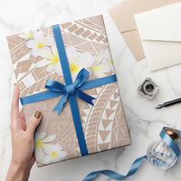 Polynesian Vintage Floral Wrapping Paper Beige Motifs LT7 - Polynesian Pride