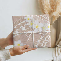 Polynesian Vintage Floral Wrapping Paper Beige Motifs LT7 - Polynesian Pride