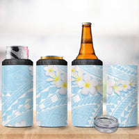 Polynesian Vintage Floral 4 in 1 Can Cooler Tumbler Azure Motifs LT7 - Polynesian Pride