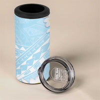 Polynesian Vintage Floral 4 in 1 Can Cooler Tumbler Azure Motifs LT7 - Polynesian Pride