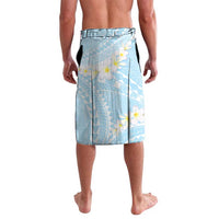 Polynesian Vintage Floral Lavalava Azure Motifs - Polynesian Pride