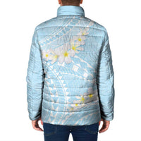 Polynesian Vintage Floral Padded Jacket Azure Motifs LT7 - Polynesian Pride