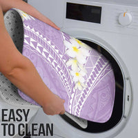 Polynesian Vintage Floral Bathroom Set Lavender Motifs - Polynesian Pride