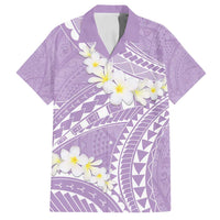 Polynesian Vintage Floral Family Matching Tank Maxi Dress and Hawaiian Shirt Lavender Motifs - Polynesian Pride
