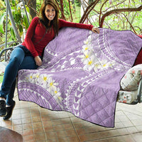 Polynesian Vintage Floral Quilt Lavender Motifs - Polynesian Pride