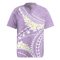 Polynesian Vintage Floral Rugby Jersey Lavender Motifs LT7 Lavender - Polynesian Pride