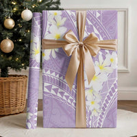 Polynesian Vintage Floral Wrapping Paper Lavender Motifs LT7 - Polynesian Pride