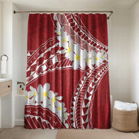 Polynesian Vintage Floral Bathroom Set Scarlet Motifs - Polynesian Pride