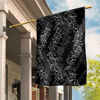 Hawaii Plumeria Lei Garden Flag Aloha Festive Vibe LT7 House Flag Black - Polynesian Pride