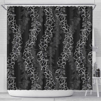 Hawaii Plumeria Lei Shower Curtain Aloha Festive Vibe LT7 - Polynesian Pride